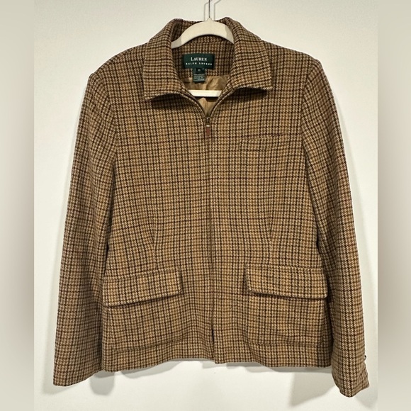 Lauren Ralph Lauren Jackets & Blazers - Vintage Lauren Ralph Lauren Wool Houndstooth Blazer Jacket 10